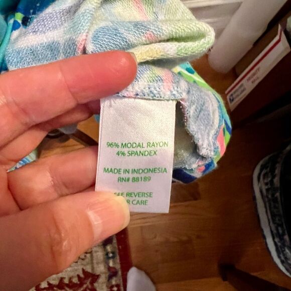 EEUC Lilly Pulitzer Devon Scoop Neck‎ Dress in Multi Serenity Now Size SMALL - Picture 6 of 7